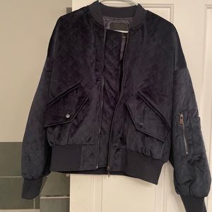 FATE by LED navy blue bomber jacket